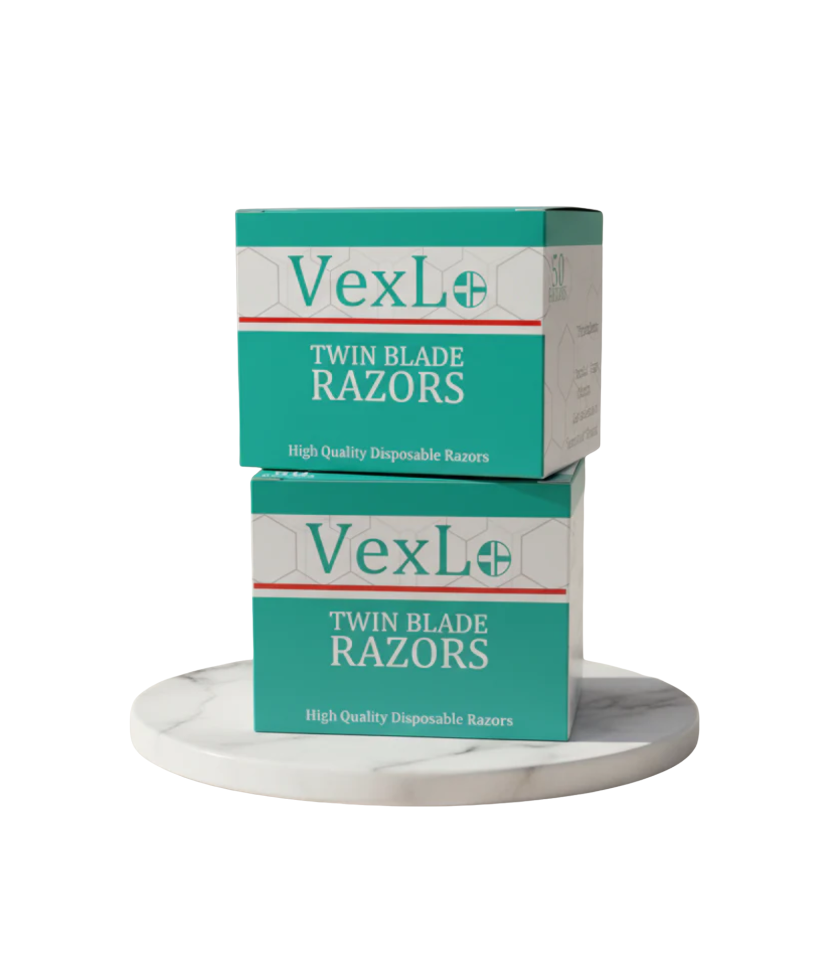 VexLo Double Blade Disposable Razor 50Pk